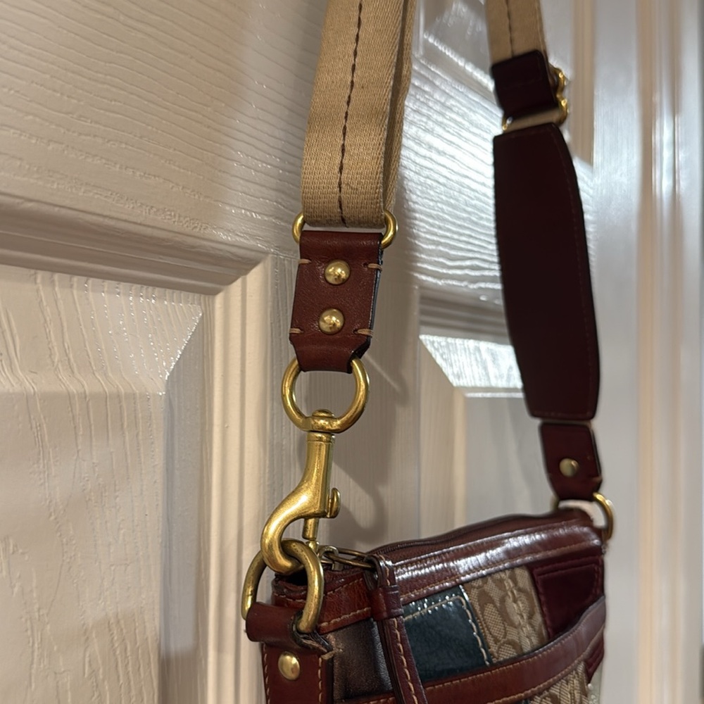 Coach “2007” Y2K Holiday Patchwork Crossbody/Swing Bag (#40929)(EUC) - Picture 9 of 17